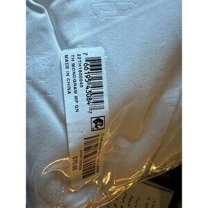 Tommy Hilfiger Home Quilted Windowpane Queen Mattress Pad  Queen color white